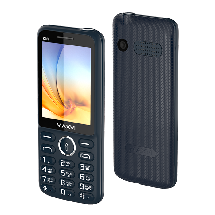 Мобильный телефон Maxvi K15n Blue
