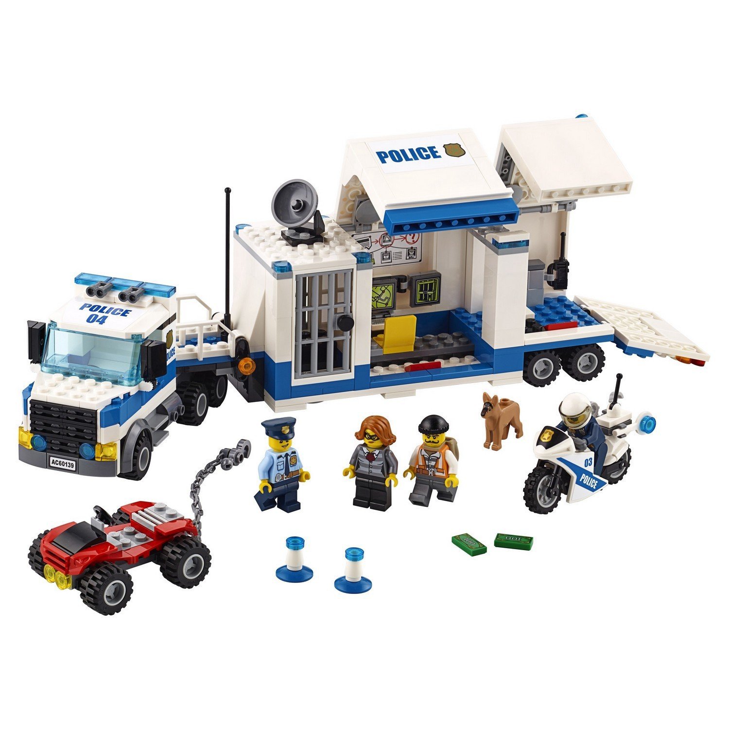 Конструктор Lego City Мобильный командный центр 60139 купить,NaN