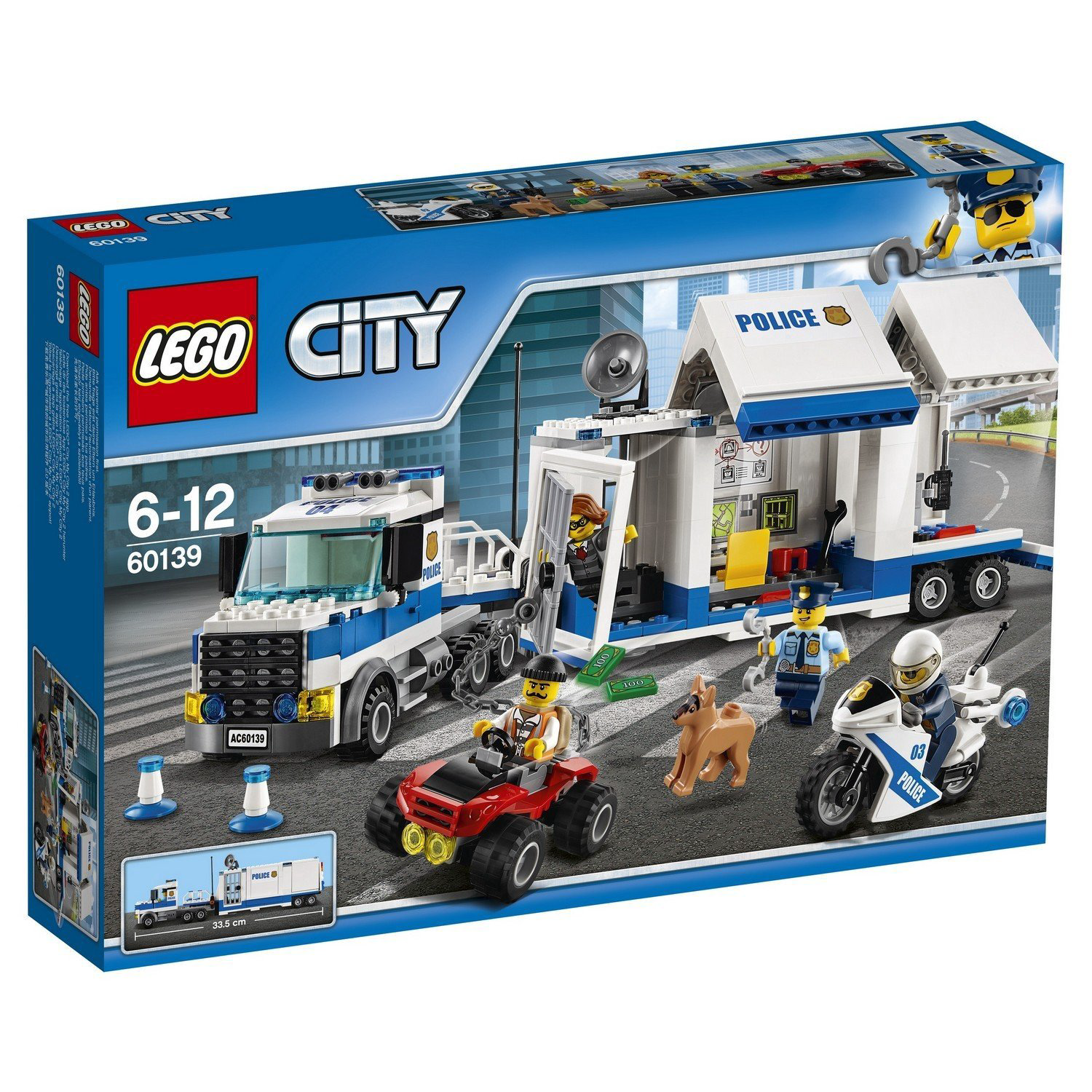 Конструктор Lego City Мобильный командный центр 60139 купить,NaN