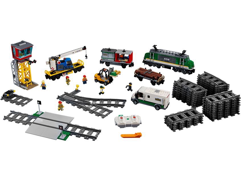 Конструктор Lego Город Товарный поезд 60198