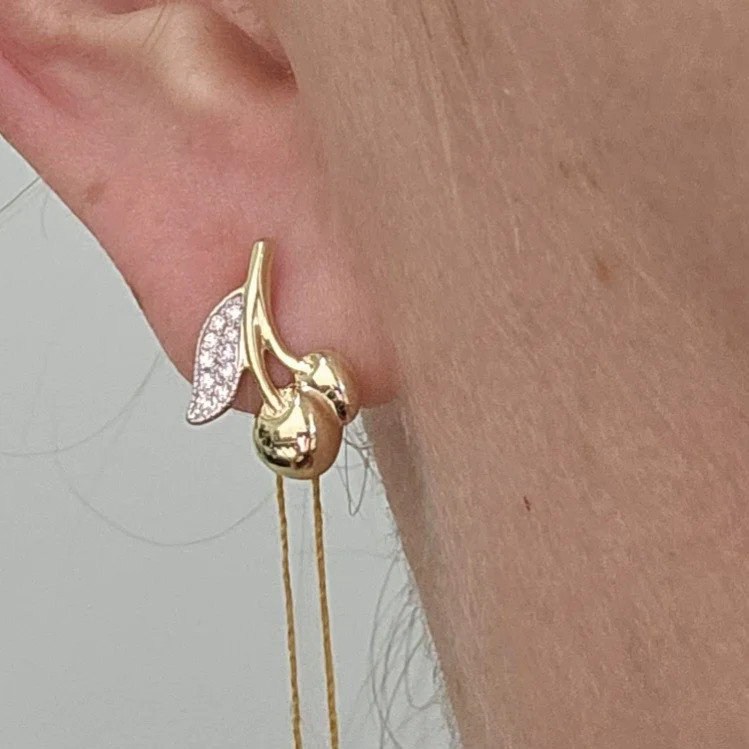 Серьги Deimantas Вишенки 109229524 2,72гр. купить,NaN