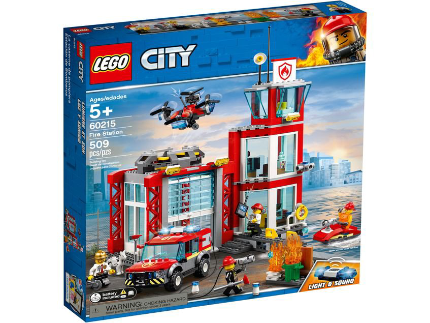 Конструктор Lego City Пожарное депо 60215 купить,NaN