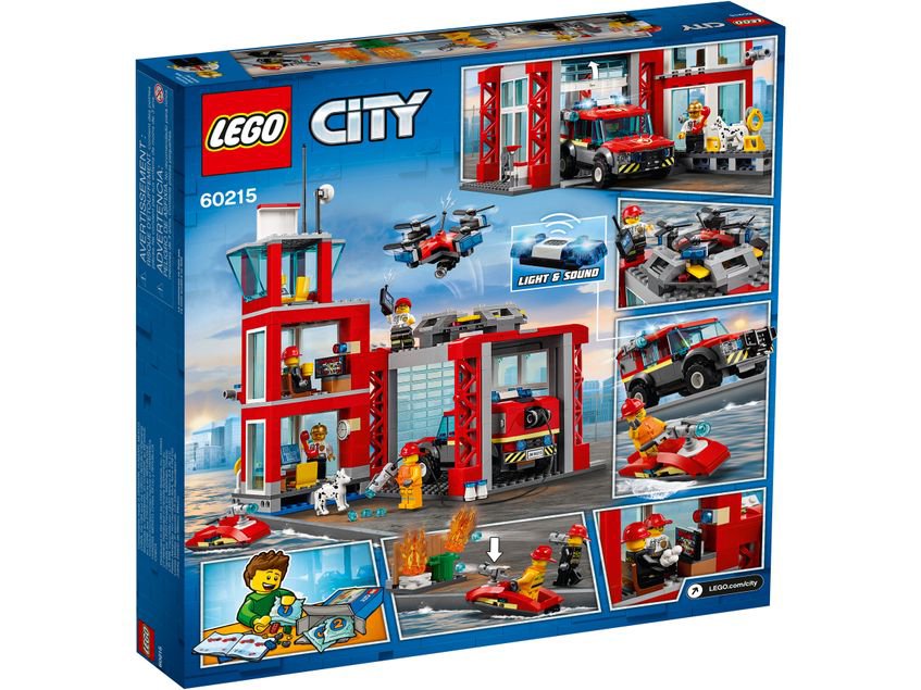 Конструктор Lego City Пожарное депо 60215 купить,NaN