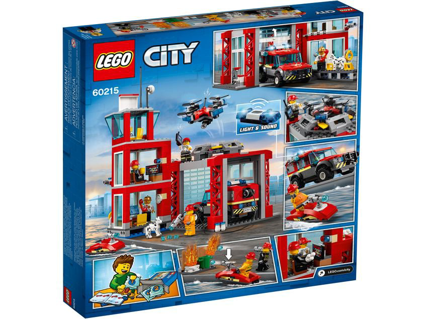 Конструктор Lego City Пожарное депо 60215 купить,NaN