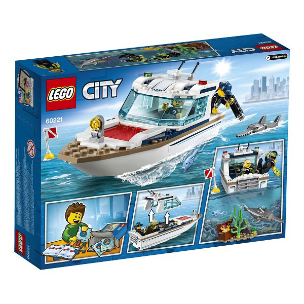 Конструктор Lego Город Яхта для дайвинга 60221  купить,NaN