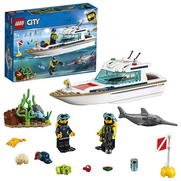 Конструктор Lego Город Яхта для дайвинга 60221  купить,NaN