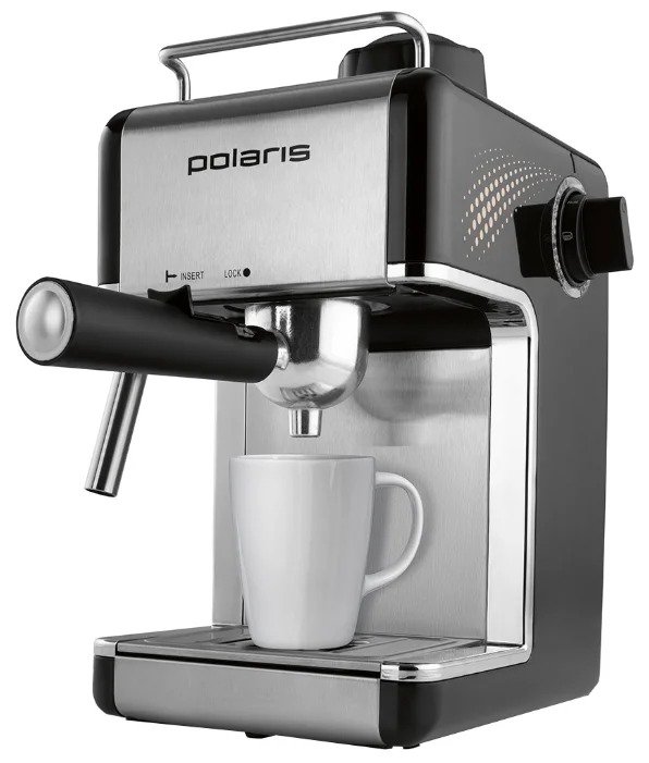 Кофеварка Polaris PCM 4010A серебристая