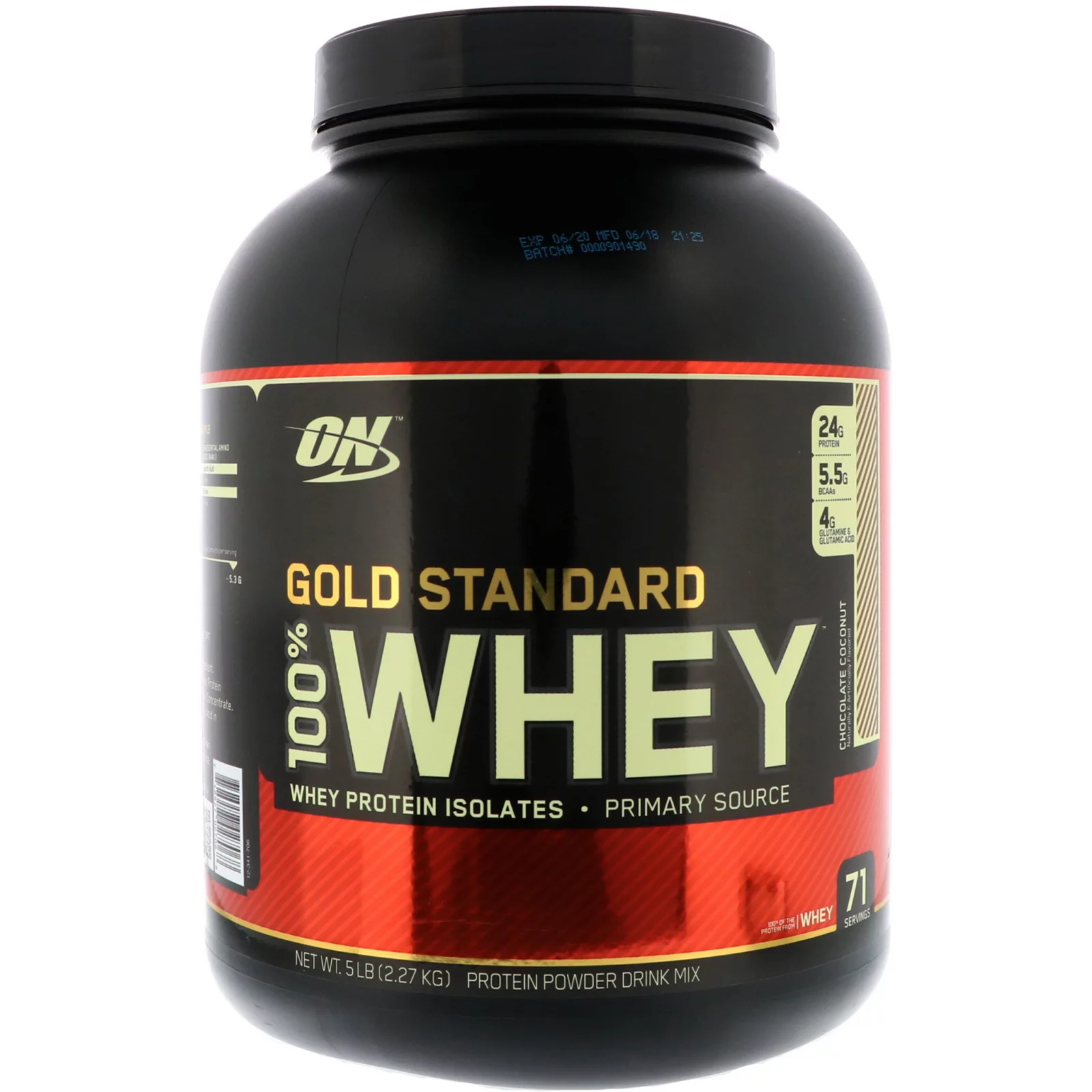 Протеин Optimum Nutrition Whey Gold Standard молочный-шоколад 2.27кг