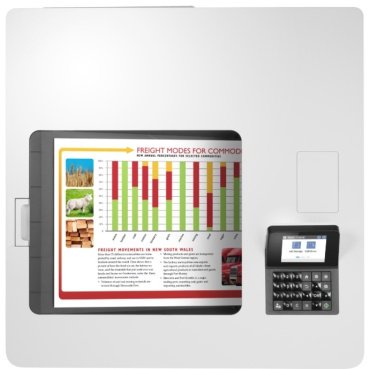 HP Color LaserJet Enterprise M554dn белый купить,0