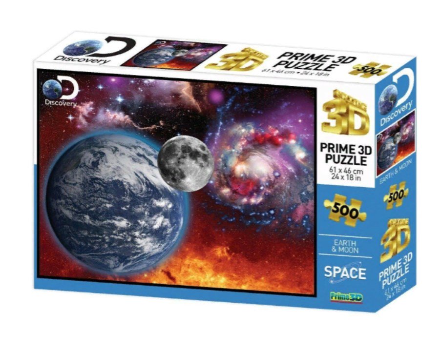 Пазлы Prime3D Super 3D Космический пейзаж 500 деталей купить,NaN