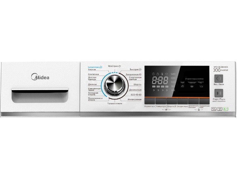 Стиральная машина Midea MFC120-ES1401i белая купить,NaN