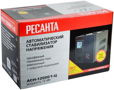 Стабилизатор напряжения Ресанта АСН-12000/1-Ц купить,NaN