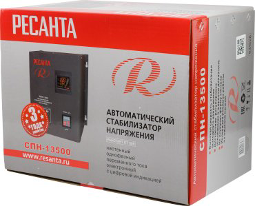 Стабилизатор напряжения Ресанта СПН-13500 - ForteMarket Стабилизатор напряжения Ресанта СПН-13500 купить,181090