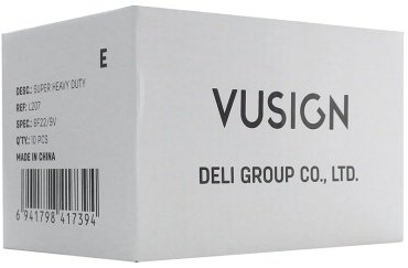 Батарейка 9V, 6F22 DELI 1 шт