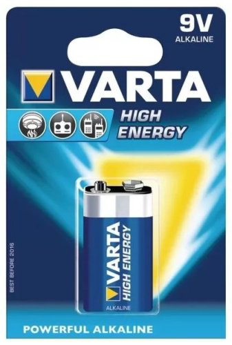 Батарейка 9V VARTA 1 шт купить,NaN