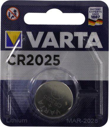 Батарейка CR2025 VARTA 1 шт
