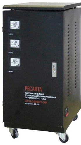 Стабилизатор напряжения Ресанта ACH-30000/3-ЭМ купить,NaN