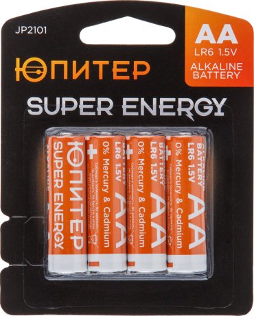 Батарейка AA Юпитер 4 шт