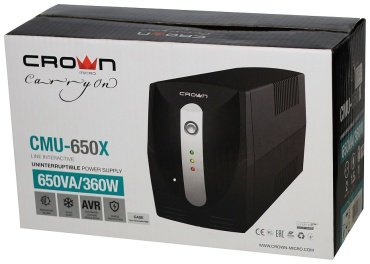 Источник бесперебойного питания CROWN СМU-650X