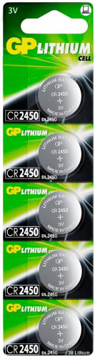 Батарейка CR2450 GP 5 шт купить,NaN