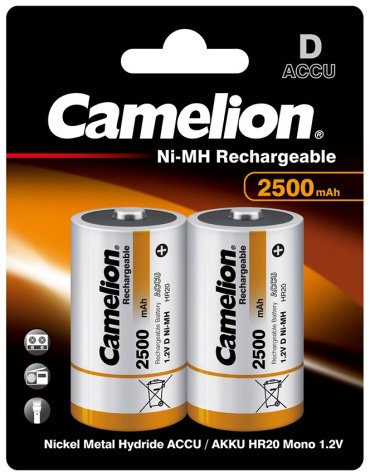 Батарейка D Camelion 2 шт
