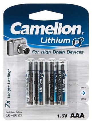 Батарейка AAA Camelion 4 шт