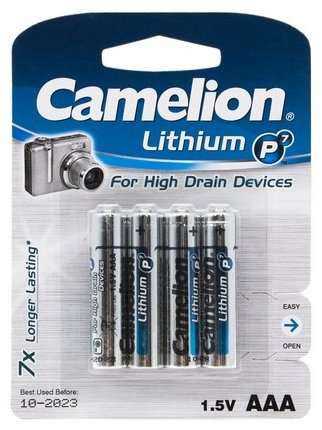 Батарейка AAA Camelion 4 шт купить,NaN
