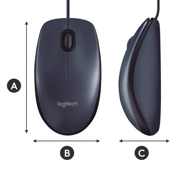 Мышь Logitech B100 910-003357 Black купить,0