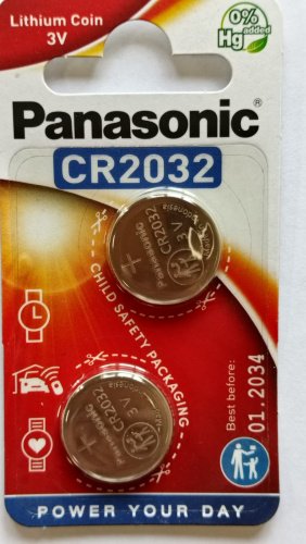 Батарейка CR2032 Panasonic 2 шт