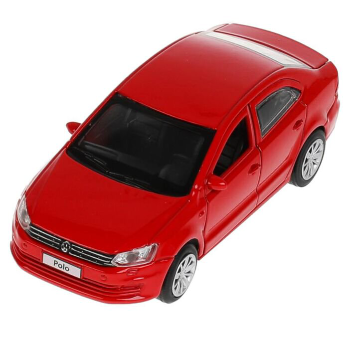 Машинка Технопарк Volkswagen Polo 12см красная купить,NaN