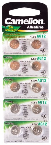 Батарейка LR43, AG12 Camelion 10 шт