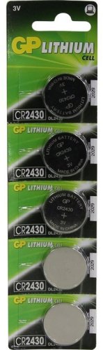 Батарейка CR2430 GP 5 шт