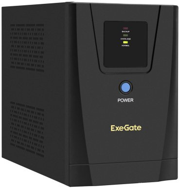Источник бесперебойного питания ExeGate UNB-1600.LED.AVR.2SH.3C13.USB