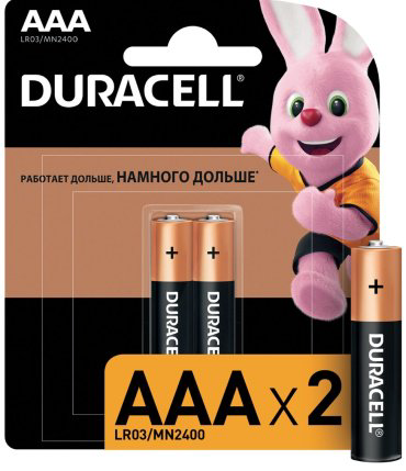 Батарейка AAA Duracell 2 шт