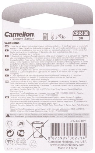 Батарейка CR2430 Camelion 1 шт