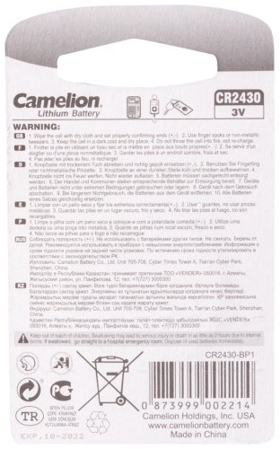 Батарейка CR2430 Camelion 1 шт