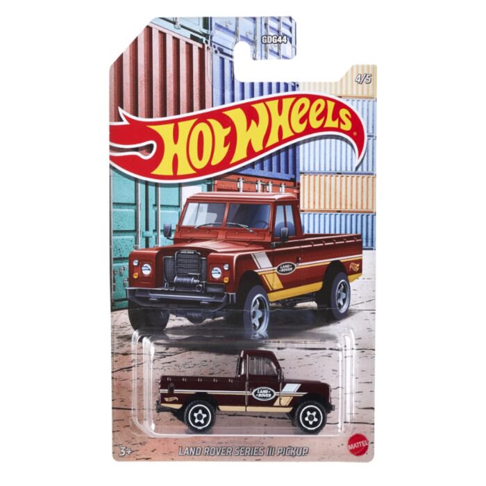 Машинка Hot Wheels Basic Hot Pickups-Land Rover Series III Pickup купить,NaN