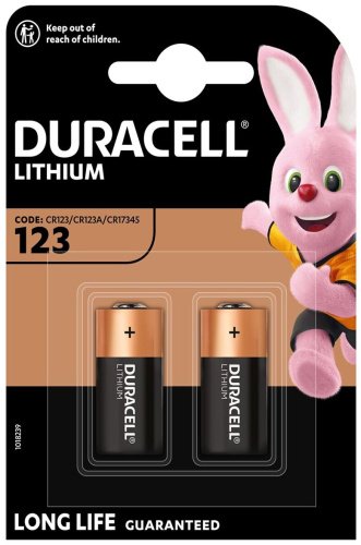 Батарейка 123 Duracell 2 шт
