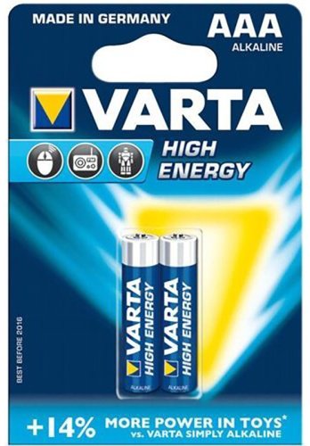 Батарейка AAA VARTA 2 шт купить,NaN