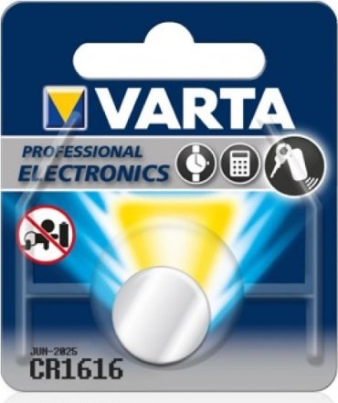 Батарейка CR1616 VARTA 1 шт купить,NaN
