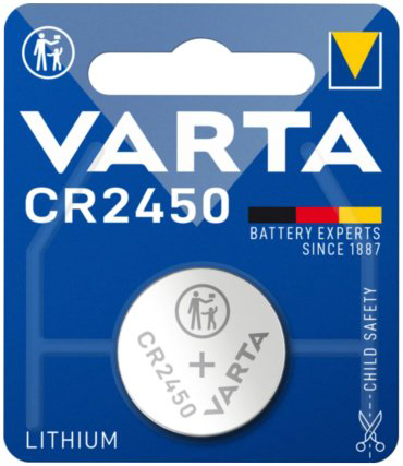 Батарейка CR2450 VARTA 1 шт купить,NaN