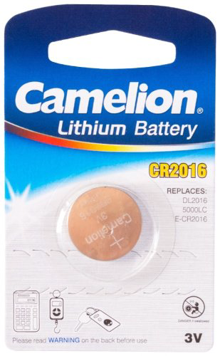 Батарейка CR2016 Camelion 1 шт