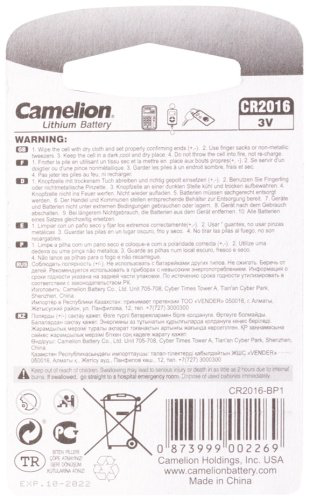 Батарейка CR2016 Camelion 1 шт