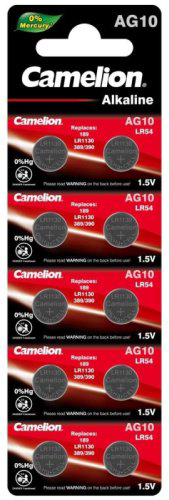 Батарейка AG10 Camelion 10 шт