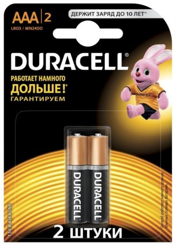 Батарейка AAA Duracell 2 шт