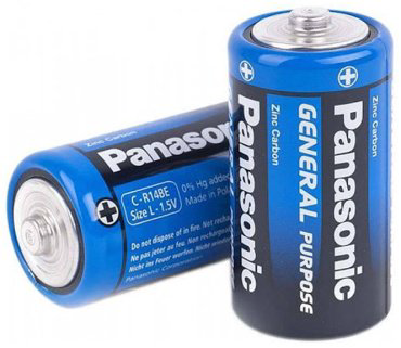 Батарейка C Panasonic 2 шт