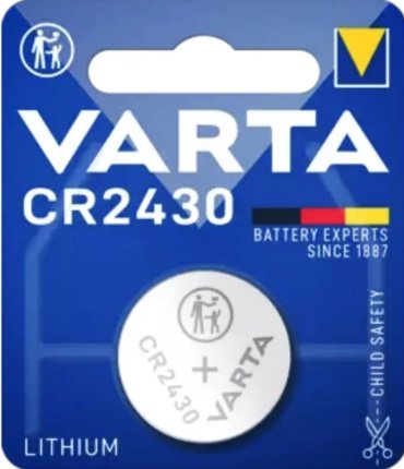 Батарейка CR2430 VARTA 1 шт купить,NaN