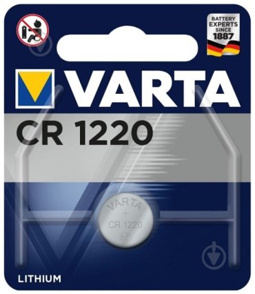 Батарейка CR1220 VARTA 1 шт купить,NaN
