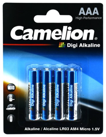 Батарейка AAA Camelion 4 шт