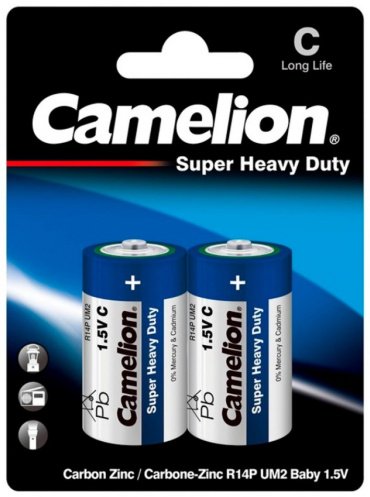 Батарейка C Camelion 2 шт